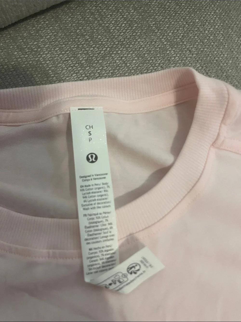 lululemon athletica All Yours Organic Cotton Cropped T-Shirt